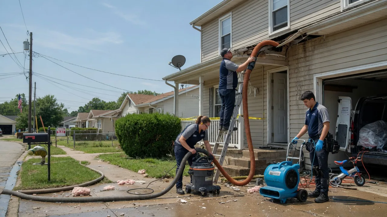 Water Damage Restoration in New Athens, IL near me